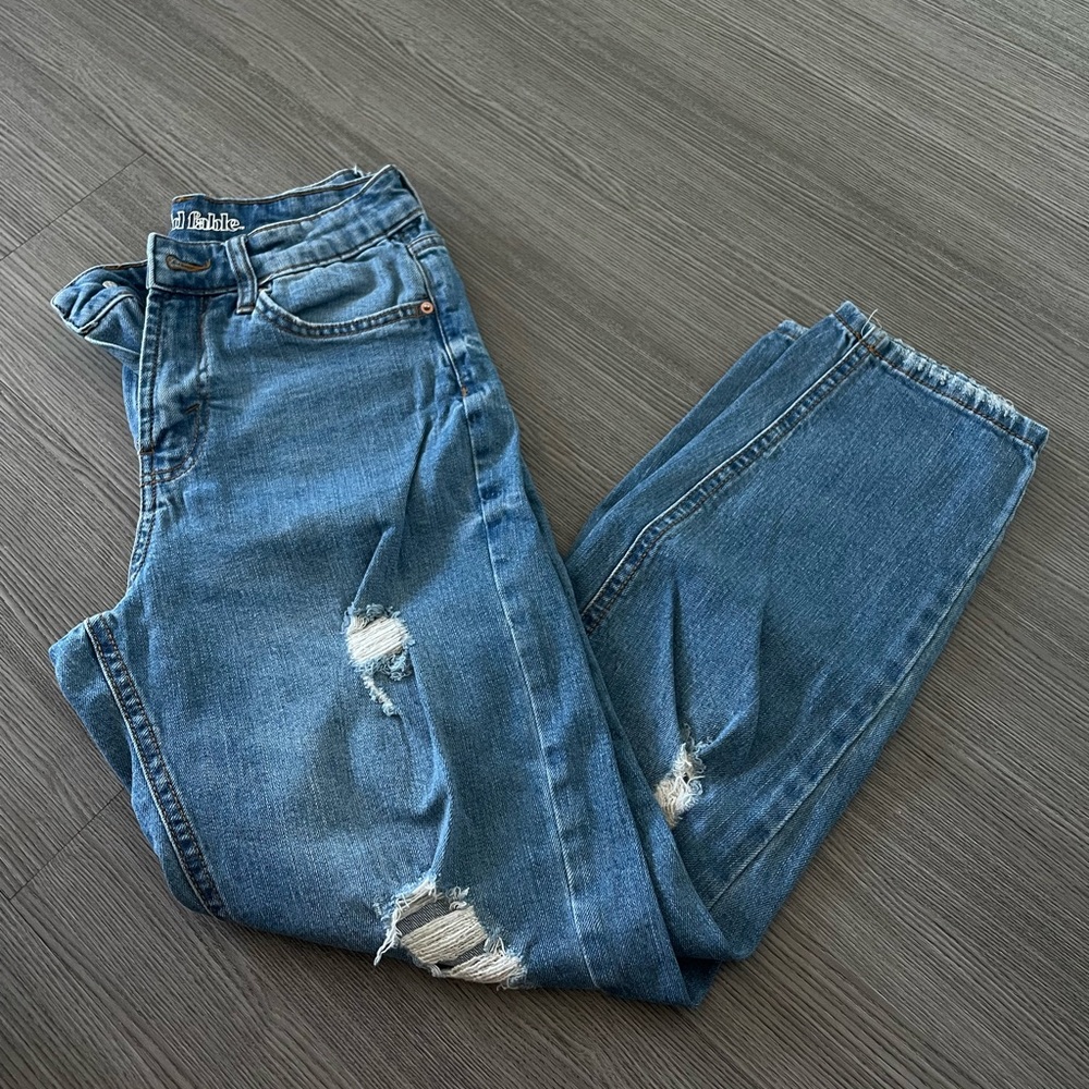Distressed jeans from Target, size 00
